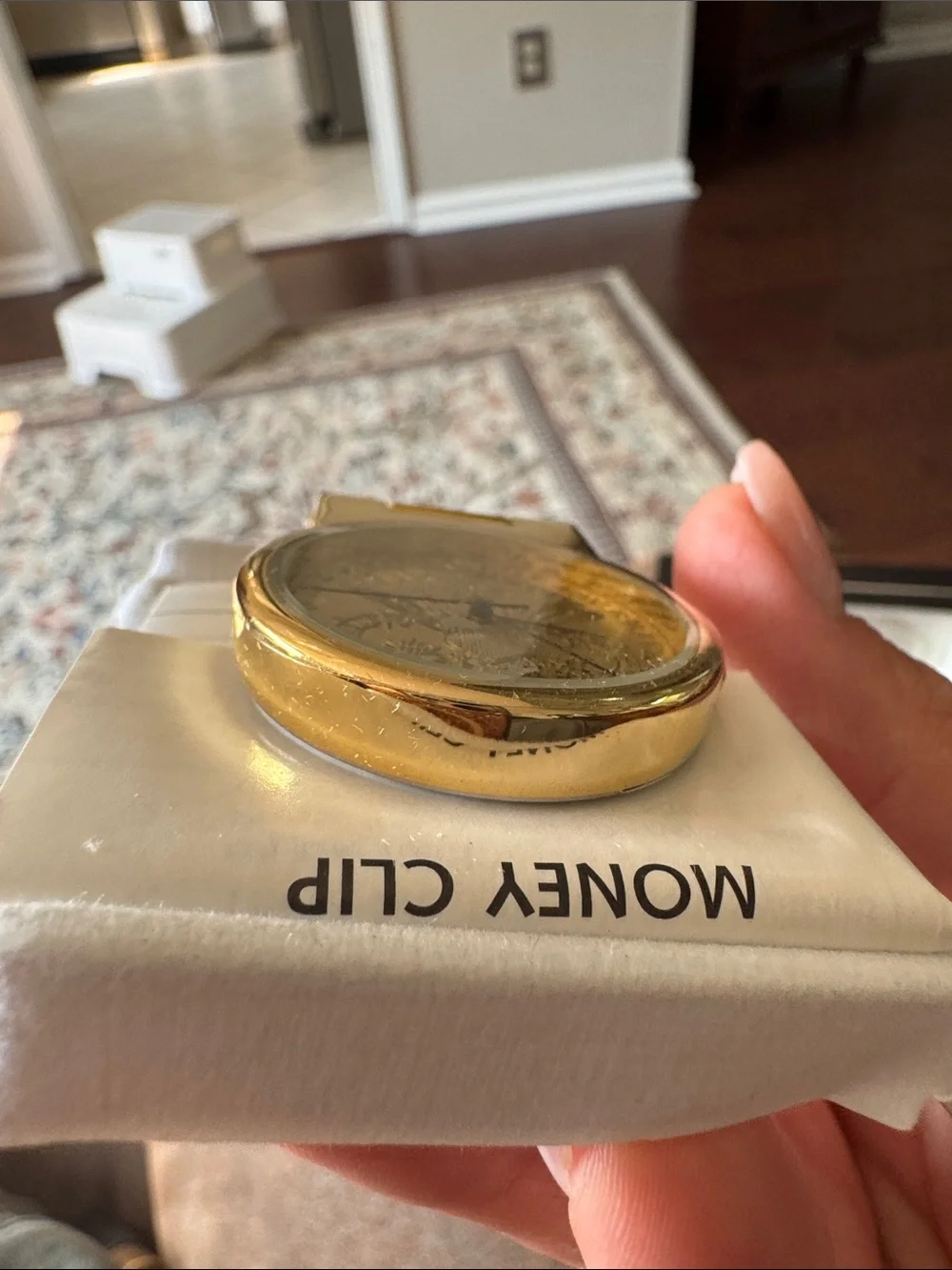 Colibri Gold Coin Money Clip Watch - Gold